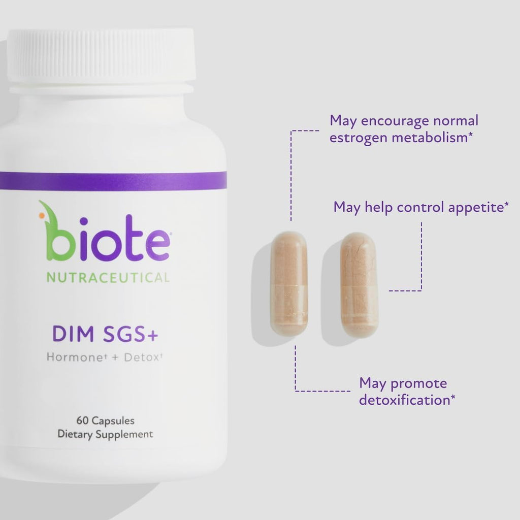 Biote Nutraceuticals - DIM SGS + - Hormone + Detox (60 Capsules)